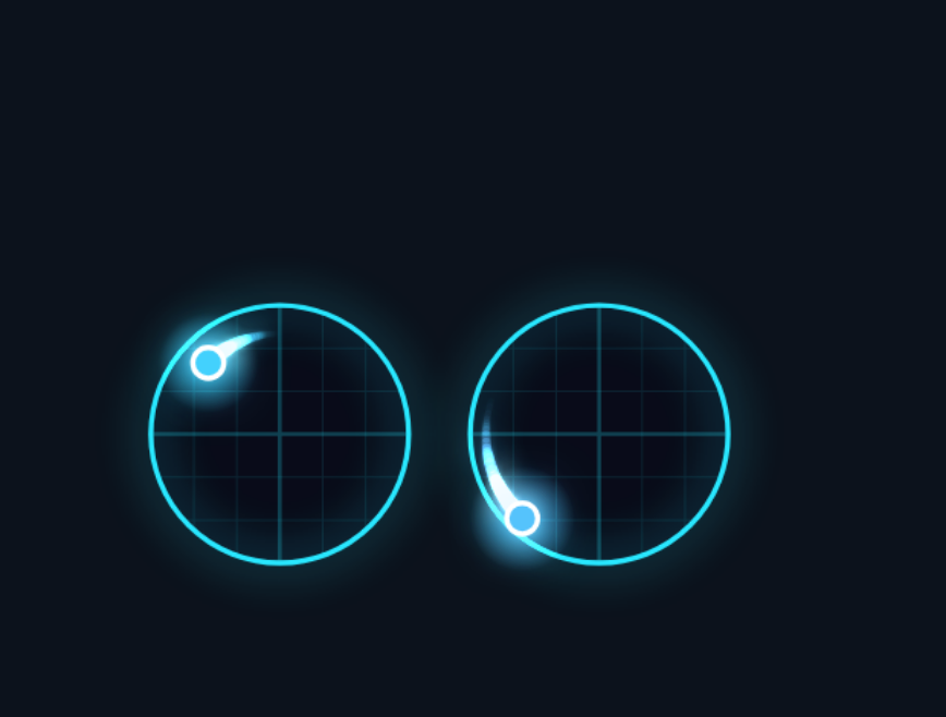 Stick overlay in the Neon style